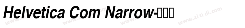 Helvetica Com Narrow字体转换